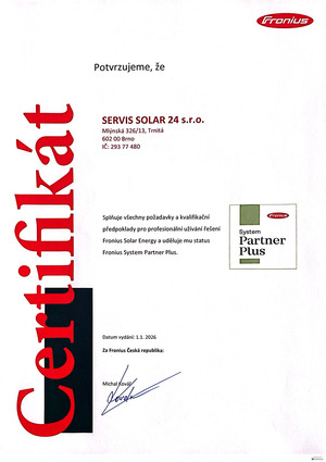 Fronius System Partner Plus