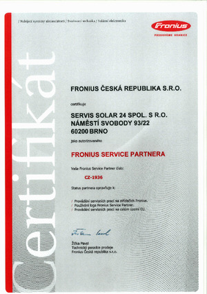 Fronius service partner