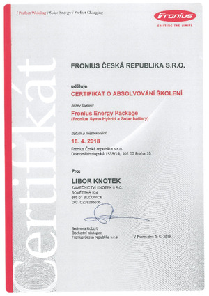 Fronius energy package